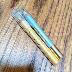 2 Jordana Lips Pencil Elegant Lipstick Gold and Silver